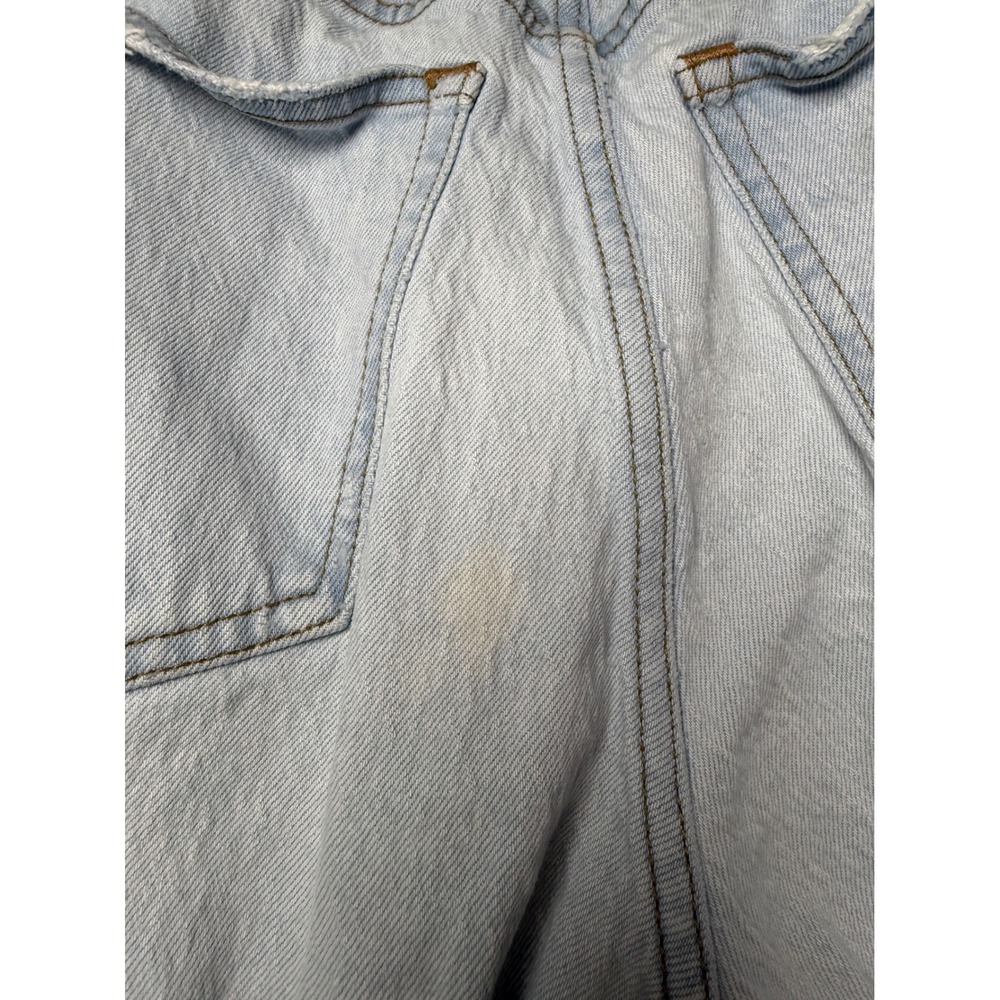 Abercrombie & Fitch 90's Straight Ultra High Rise Denim Distressed Jeans - Picture 6 of 7